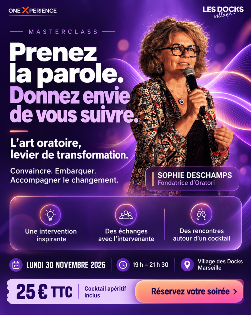 MASTERCLASS – Sophie Deschamps – 30 Novembre 2026